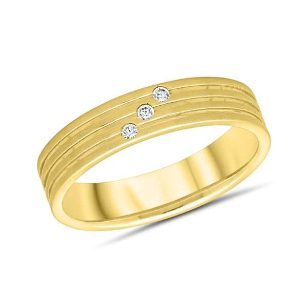 Ladies' Radiant Trine Wedding Band